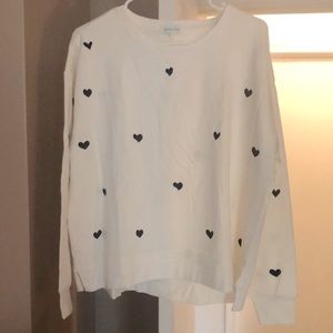 Grace & Lace Sweatshirt with Hearts